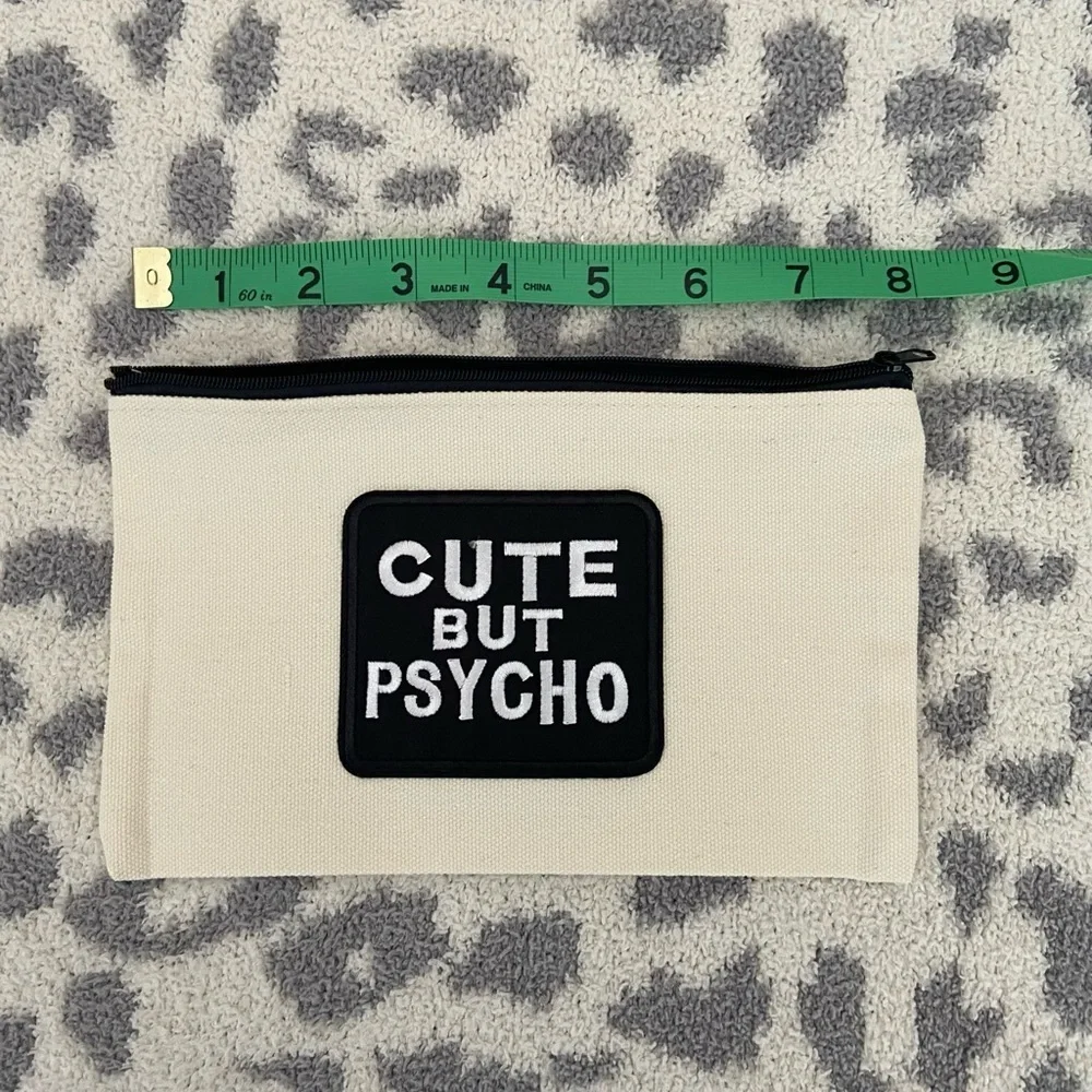 HANDMADE NEW CANVAS COSMETIC POUCH